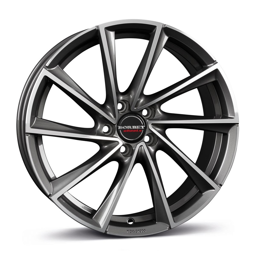 BORBET VTX GRAPH POL 9.5x19 5/112 ET40 CB66.6