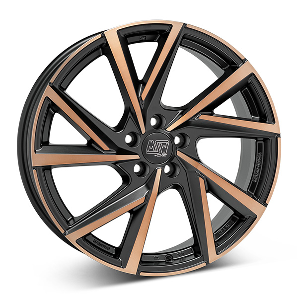 MSW 80 M.BLK/COPPER POL 8x18 5/112 ET40 CB57.1