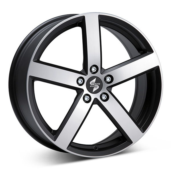 ETA BETA EROS M.BLK/POL | 6X15 5-100 E38 C57,10 R12,8 6x15 5/100 ET38 CB57.1