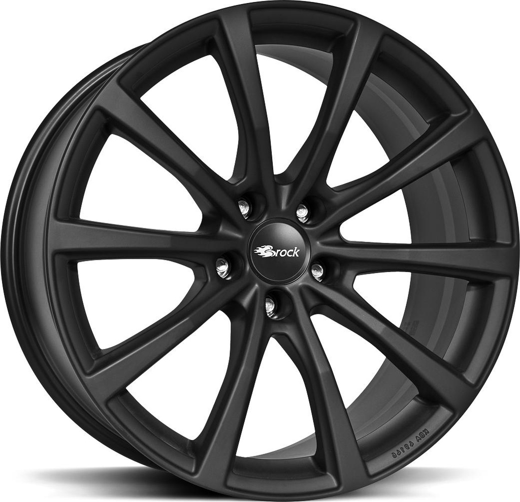 BROCK B32 BLACK MATT 9.5x19 5/114.3 ET30 CB72.6