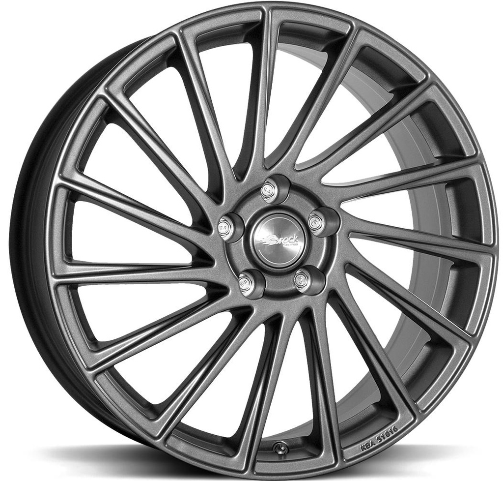 BROCK B39 HIMALAYA GREY MATT 7x17 5/112 ET40 CB57.1