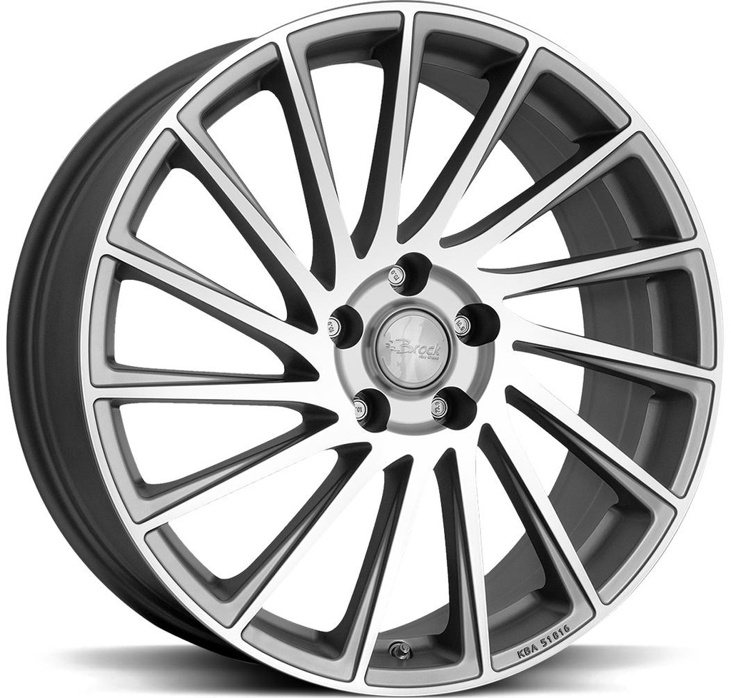 BROCK B39 FERRIC GREY POL 7.5x19 5/108 ET55 CB63.4
