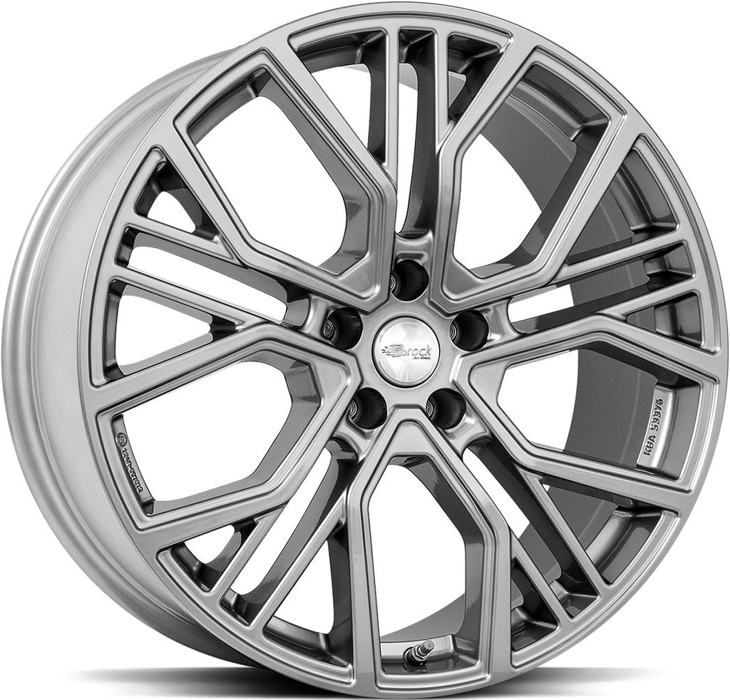 BROCK B41 FERRIC GREY 8.5x19 5/112 ET28 CB66.6