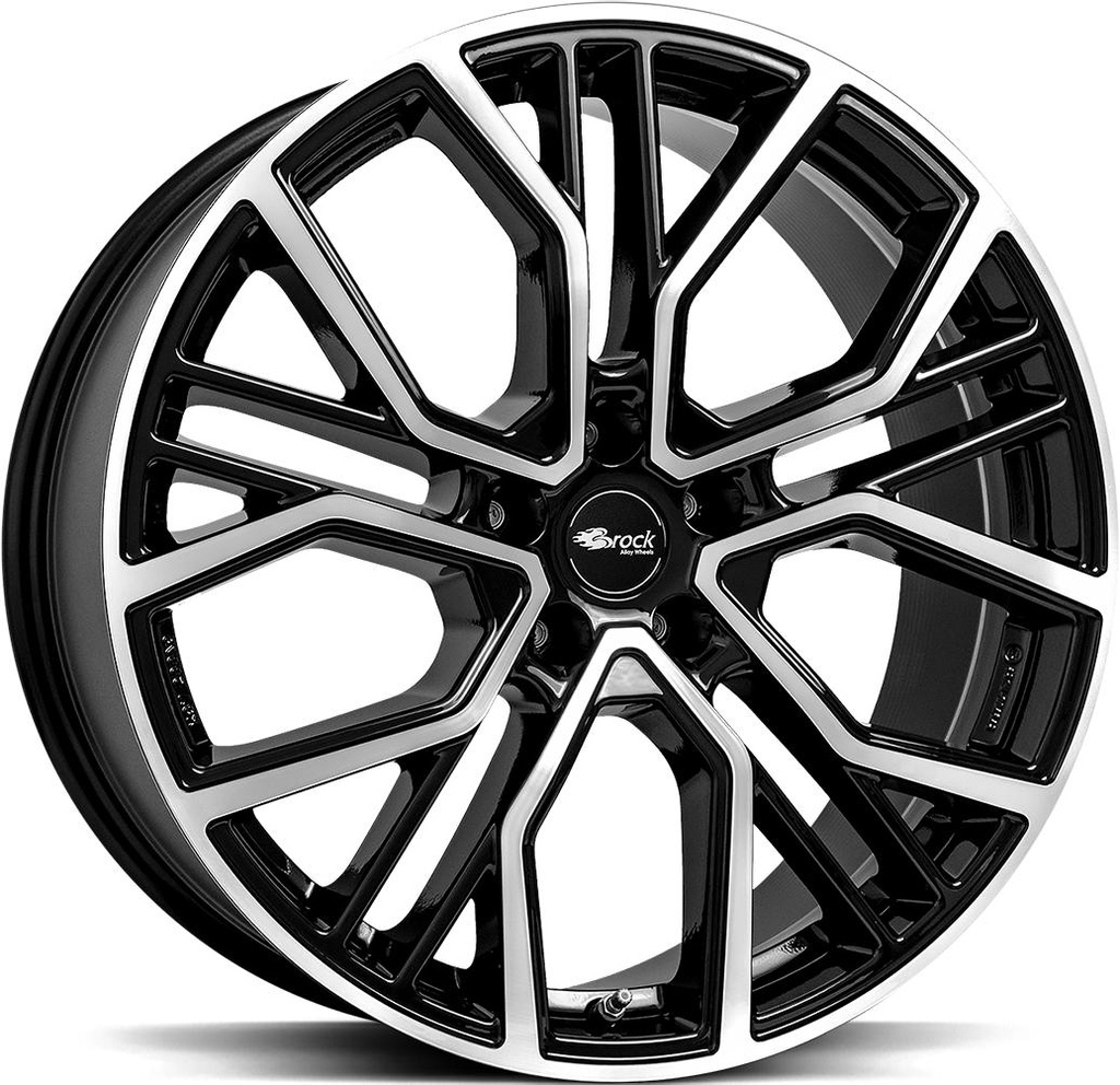 BROCK B41 BLACK FULL POL 9.5x21 5/112 ET36 CB66.6