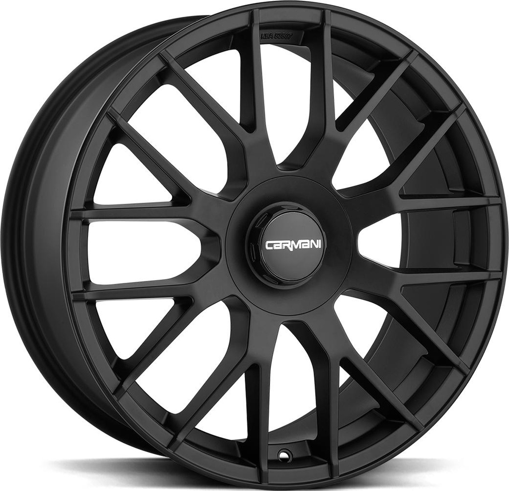 CARMANI HUGO BLACK MATT 8x19 5/108 ET45 CB63.4