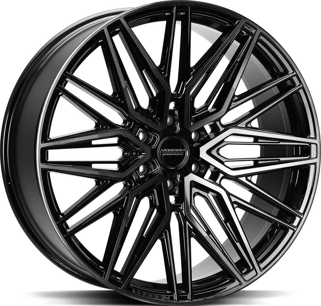VOSSEN HF6.5 GLOSS BLACK 9.5x20 6/135 ET15 CB87.1