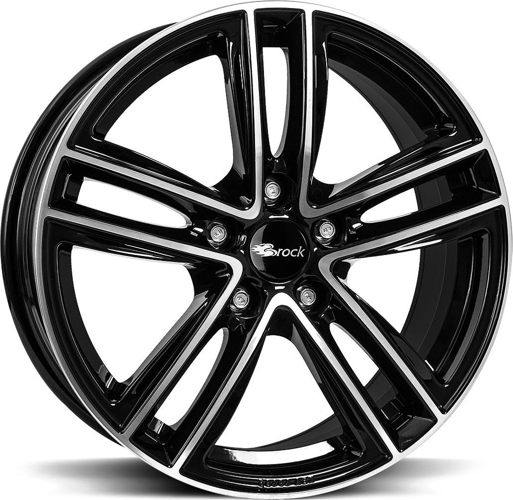 BROCK RC27 BLACK FULL POL 6x16 5/108 ET44 CB60.1