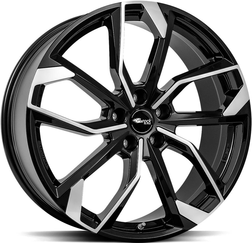 BROCK RC34 BLACK FULL POL 6.5x17 5/110 ET40 CB65.1