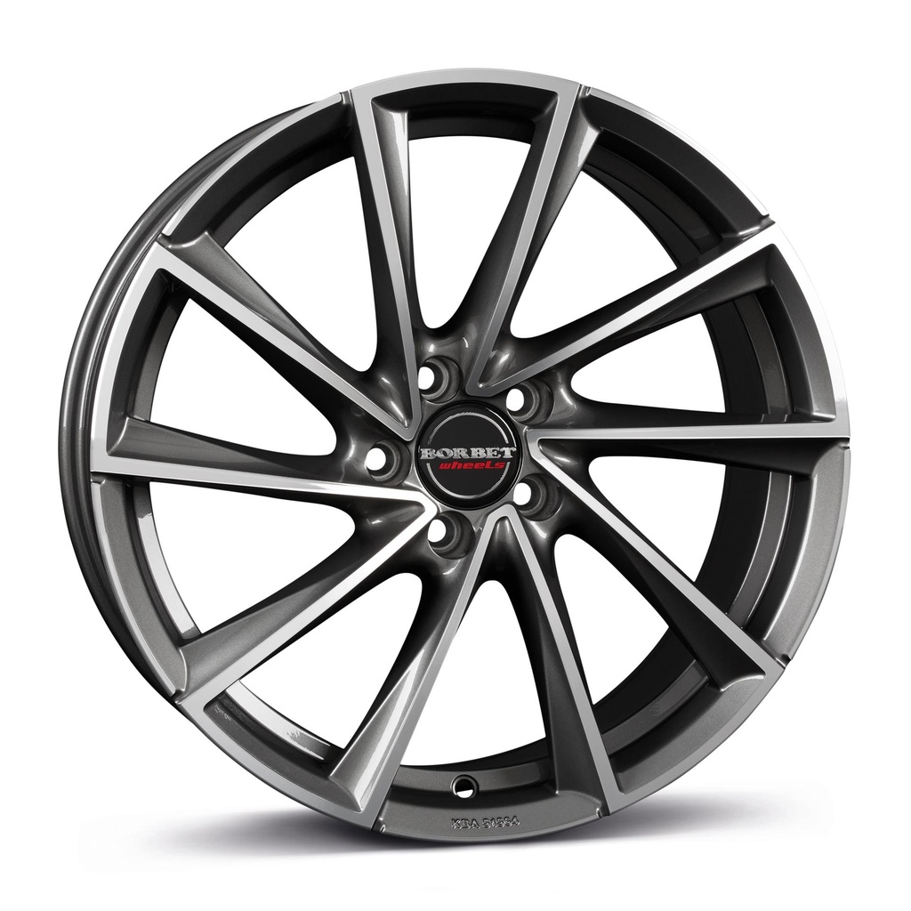 BORBET VTX GRAPH POL 8.5x19 5/112 ET40 CB66.6