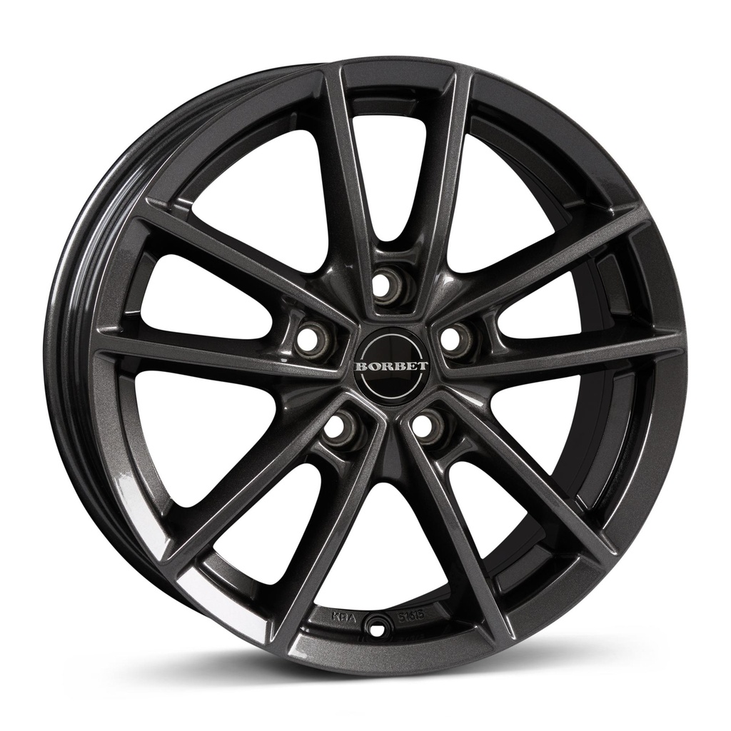 BORBET W MIST ANTRACITE GLOSS 8.5x21 5/112 ET40 CB66.6
