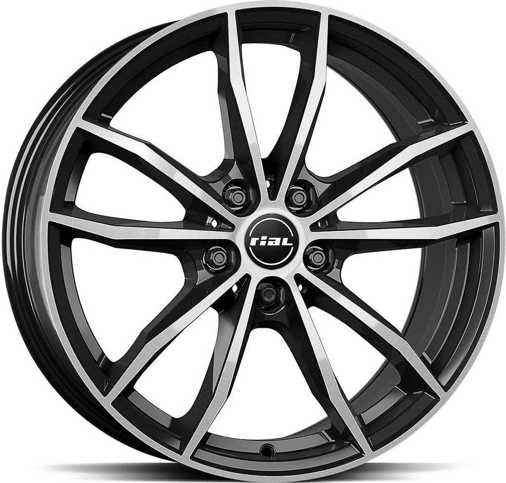 RIAL X12 DIAM BLACK POL 8x19 5/112 ET39 CB66.6