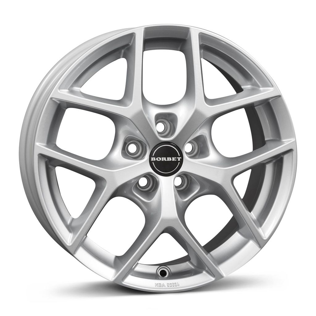 BORBET Y CRYSTAL SILV 7x16 5/100 ET38 CB57.1