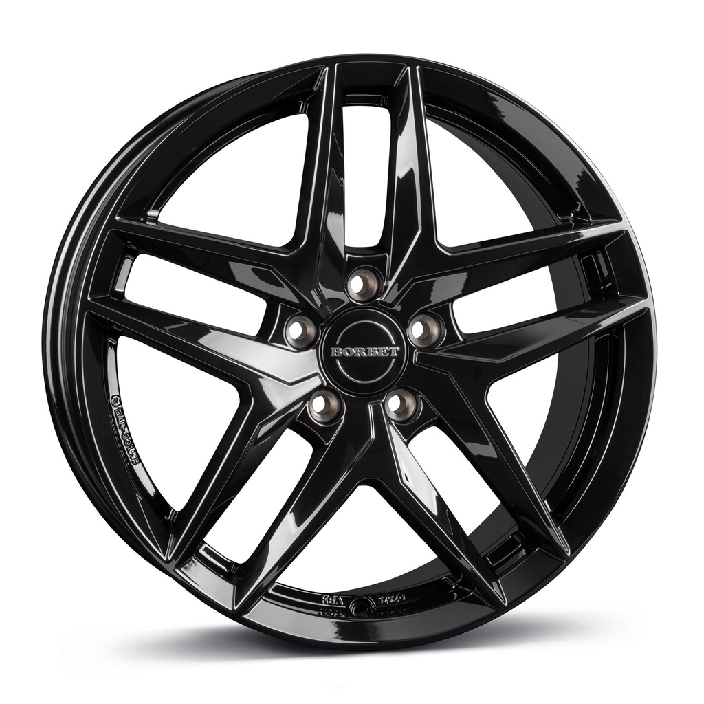 BORBET Z BLACK GLOSS 7x17 5/112 ET48.5 CB66.6