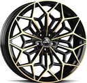 ANTERA A105 PIANO BLACK CHAMPAGNE 9.5x22 5/108 ET35 CB63.4