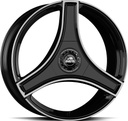 ANTERA A123 PIANO BLACK DIAM 9.5x22 5/112 ET30 CB66.6