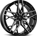 BROCK B44 BLACK FULL POL 8.5x20 5/112 ET35 CB66.6