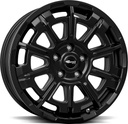 BROCK B45 SATIN BLACK MATT 7.5x18 5/118 ET53 CB71.1