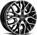 CARMANI LUDWIG BLACK POL 7.5x18 5/160 ET50 CB65.1
