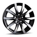 BORBET CW5 BLACK POL MATT 7.5x18 5/108 ET45 CB72.5