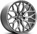 VOSSEN HF2 TINTED MATT GUN METAL 8.5x19 5/112 ET30 CB66.6