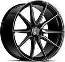VOSSEN HF3 DOUBLE TINTED GLOSS BLACK 9x22 5/114.3 ET32 CB73.1
