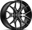 VOSSEN HF6.4 TINTED GLOSS BLACK 9.5x20 6/135 ET15 CB87.1