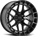 VOSSEN HFX1 TINTED GLOSS BLACK 9.5x22 6/135 ET20 CB87.1