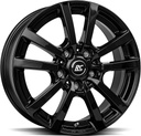 BROCK RC25T SHINY BLACK 7.5x18 5/130 ET43 CB84.1