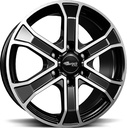 BROCK RC31 BLACK FULL POL 7x16 6/130 ET53 CB84.1