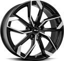 BROCK RC34 BLACK FULL POLISH 6.5x16 5/108 ET50 CB63.4