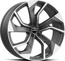 GMP REBEL MATT ANTHRACITE DIAM 8.5x21 5/112 ET39 CB57.1