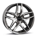 BORBET Z MIST ANTRACITE GLOSS POL 8x19 5/112 ET44 CB57.1