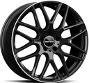 GMP BERGHEM BLACK DIAM LIP 8.5x20 5/112 ET37 CB66.6